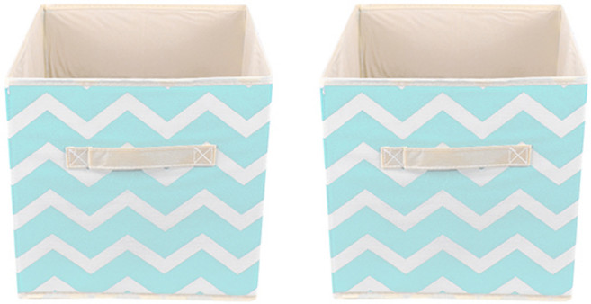 마켓피오 부직포 사각형 의류 보관함, 타입3, 2개