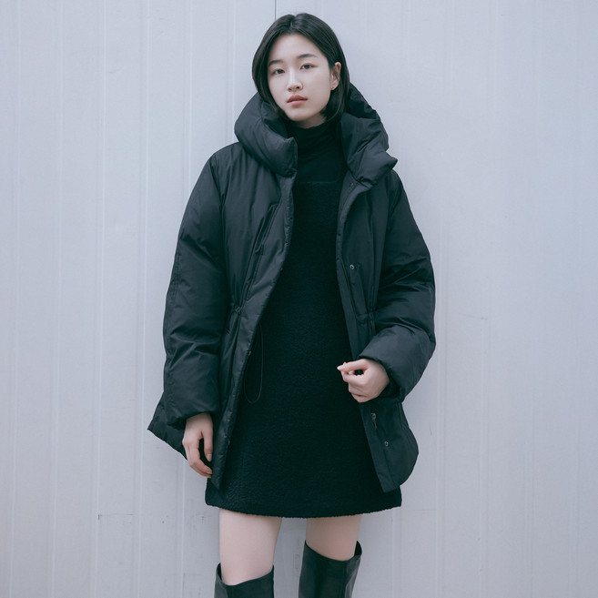 MIND BRIDGE 女款 RDS Do Good 連帽中長版羽絨外套 MZDJ8202