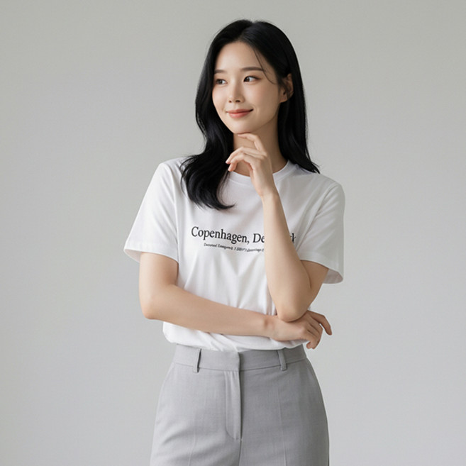 Lemon Soul 女款 COPENHAGEN 短袖T恤