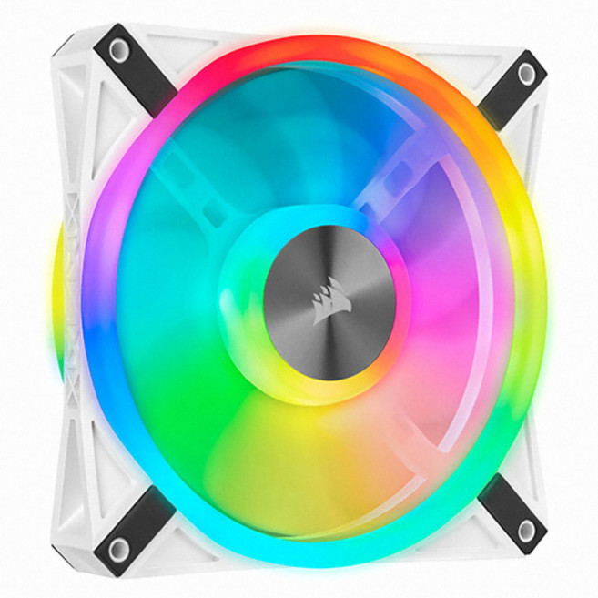 CORSAIR 海盜船 CPU 散熱器 White iCUE QL140 RGB, 1個, 白色