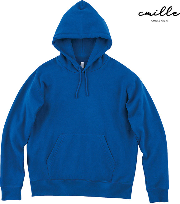 씨밀레 무지 기모 후드티
