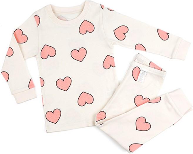 메이키즈 아동용 러브하트 30수 후라이스 상하세트