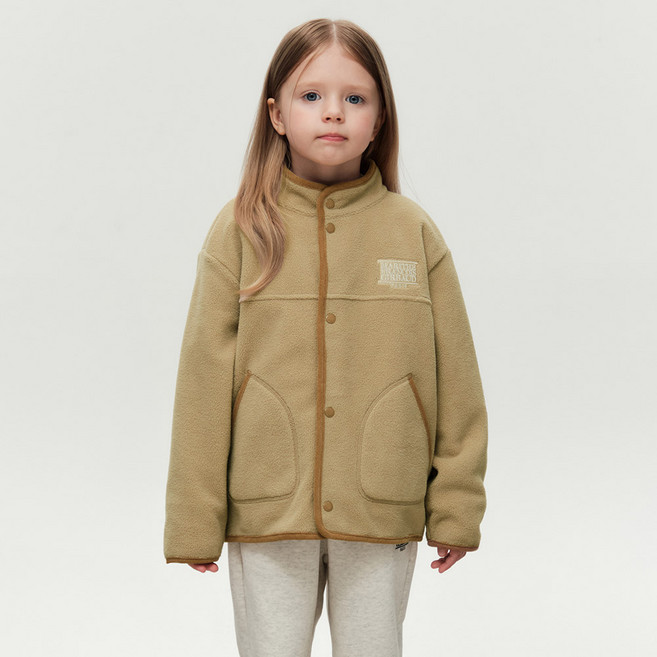 마리떼프랑소와저버 아동용 클래식 로고 경량 플리스 재킷