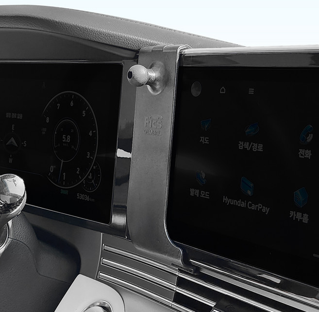 FICS 더 뉴 그랜저 IG 20~22년식 전용 차량용 핸드폰 거치대 마운트, 1개, 혼합색상