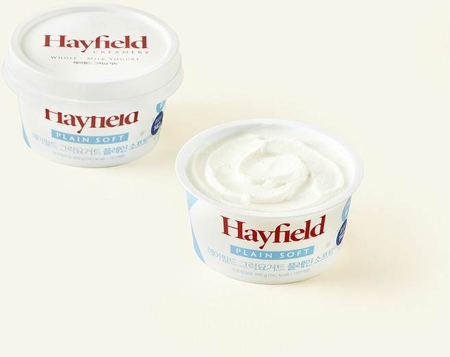 헤이필드 그릭요거트 플레인 소프트, 100g, 2개