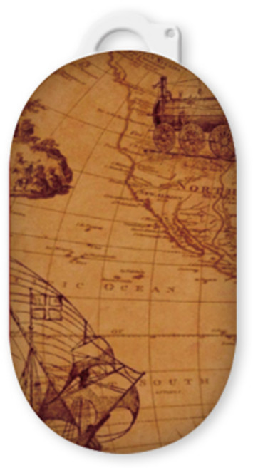 갤럭시버즈 버즈플러스 월드맵 하드 케이스, 003