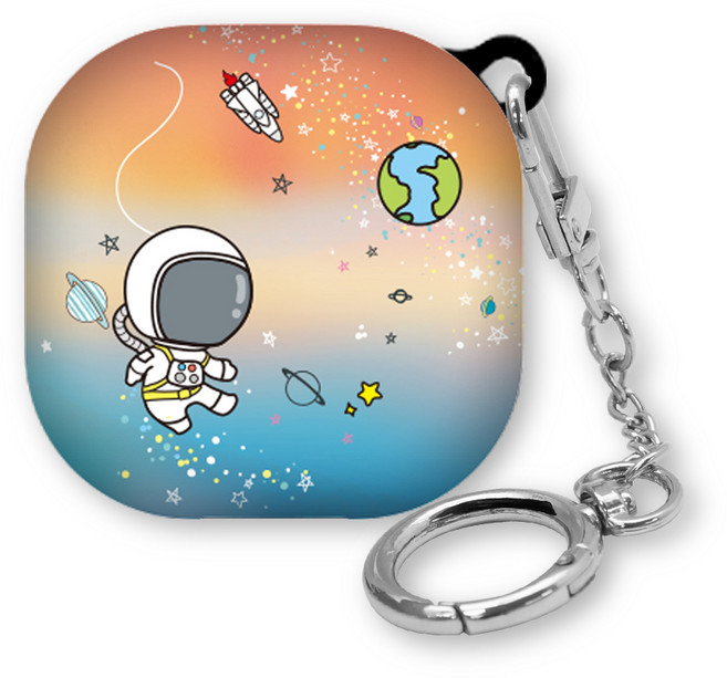 WAVESTUDIO Soul Design Galaxy Buds 2 / Pro / Live 保護殼, 單品, Space系列 美麗的地球, 1個