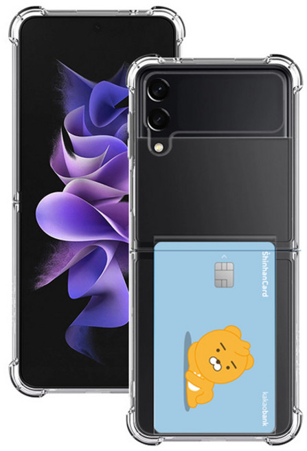 워너프 투명 카드 수납 젤리 휴대폰 케이스