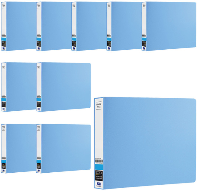 희망사무포인트 PP 세금철 A6 HC526, 하늘, 10개