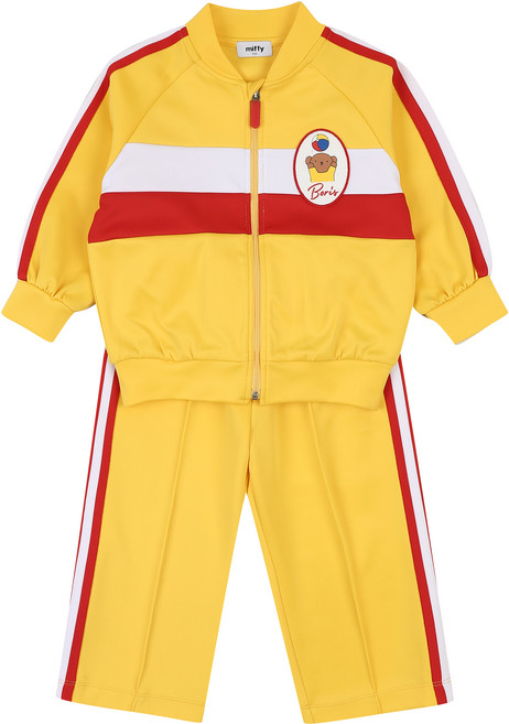 해피랜드 미피 아동용 보리스 저지 트레이닝 상하의 세트