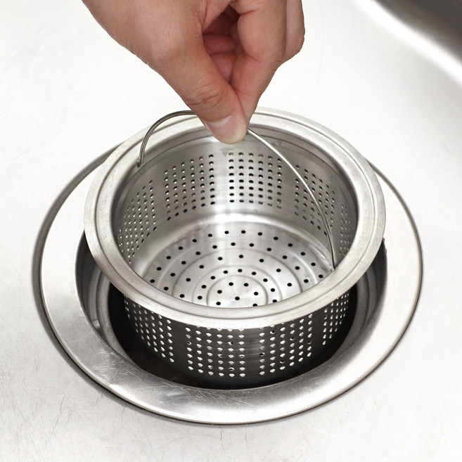 스텐팩토리 통스텐 304 싱크대 배수구 거름망, 1개