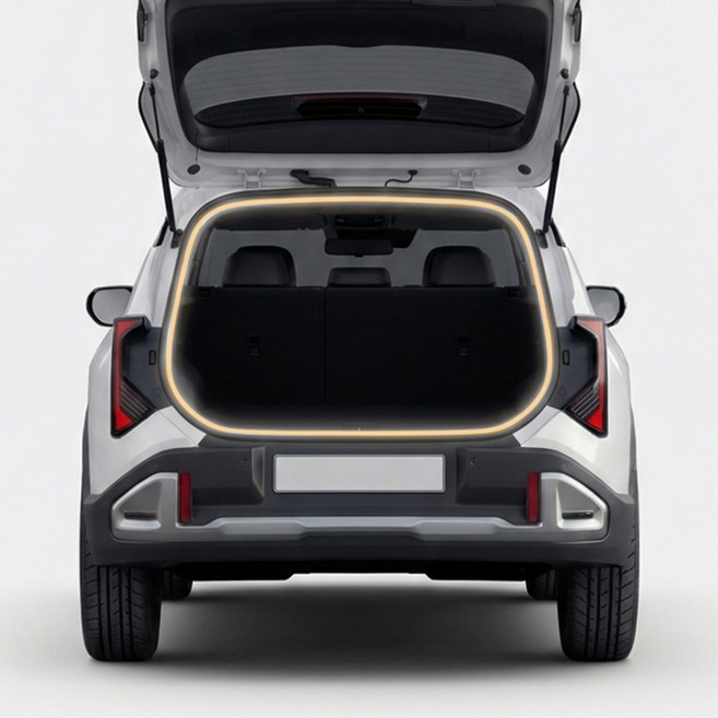 메이튼 디올뉴 셀토스 전용 DIY LED바 면발광 트렁크 식빵등 5m, 웜화이트, 1개