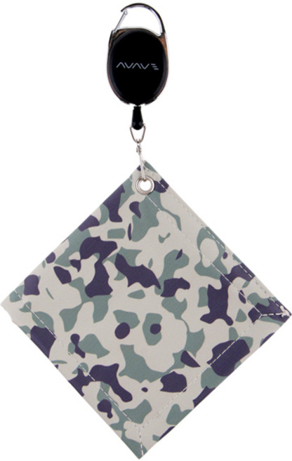 어베이브 카모패턴 릴 와이어 스퀘어 골프타올, 베이지카모