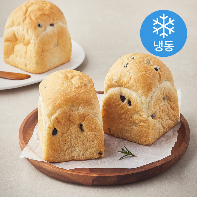 미니 올리브 식빵 3개입 (냉동), 381g, 1개