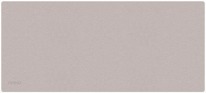 ABKO 皮革辦公桌滑鼠長墊, 淺褐色的, 1個