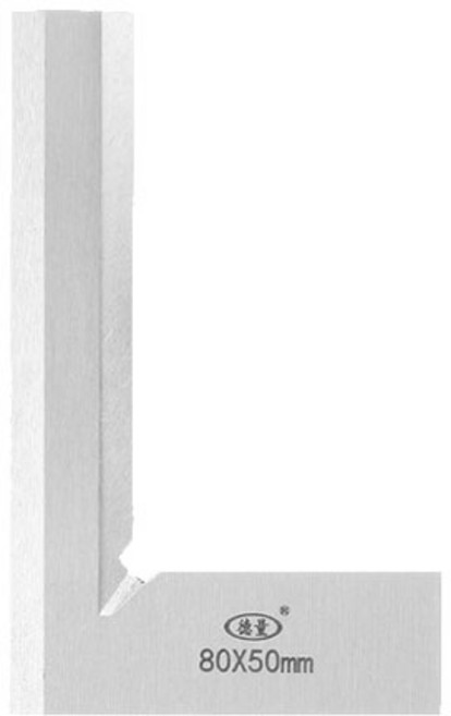 페어포스 탄소공구 직각자 80 x 50 mm, 1개