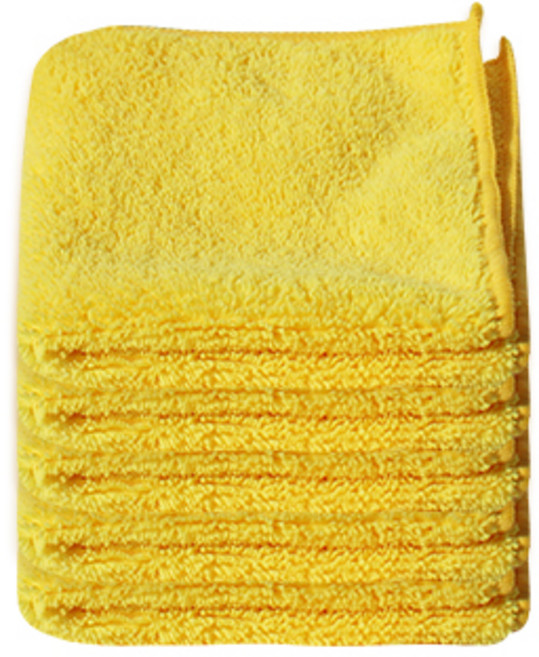 월드크린 극세사 플린라이트 행주 옐로우, 5개