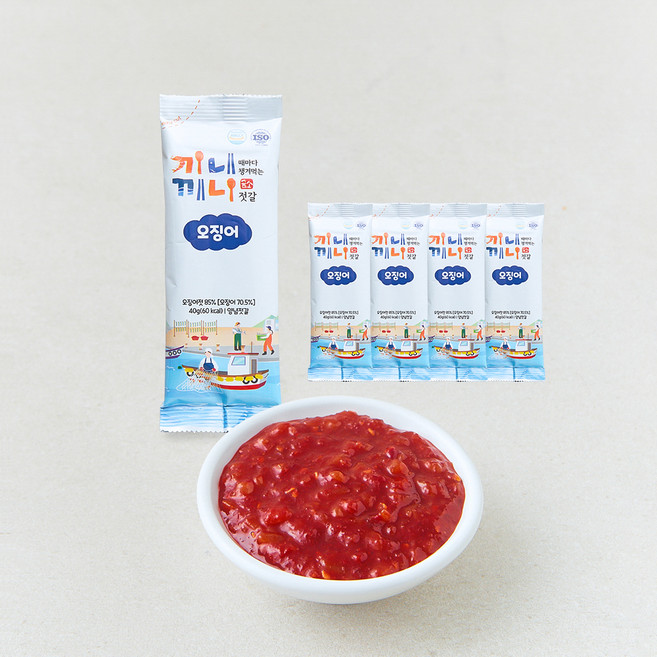 천년의젓갈협동조합 끼니끼니 오징어젓 5개입, 200g, 1개