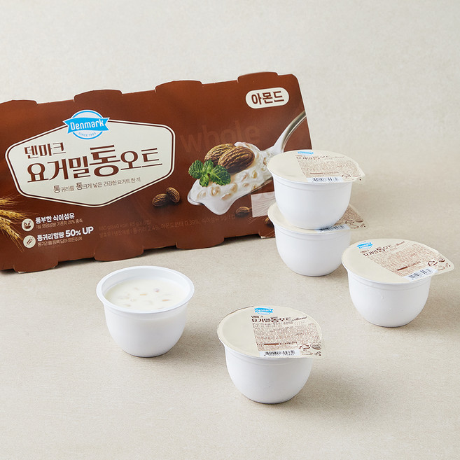 덴마크 요거밀 통오트 아몬드 8개입, 85g, 8개