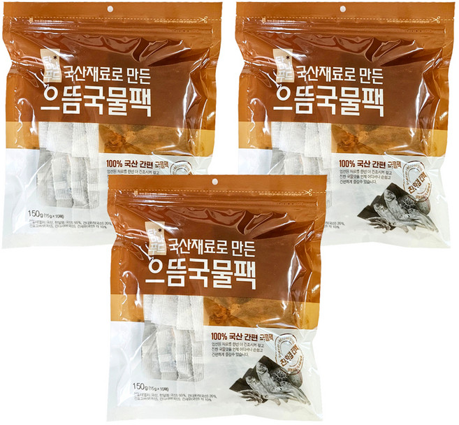 다시팩 으뜸 국물팩 10p, 150g, 3개
