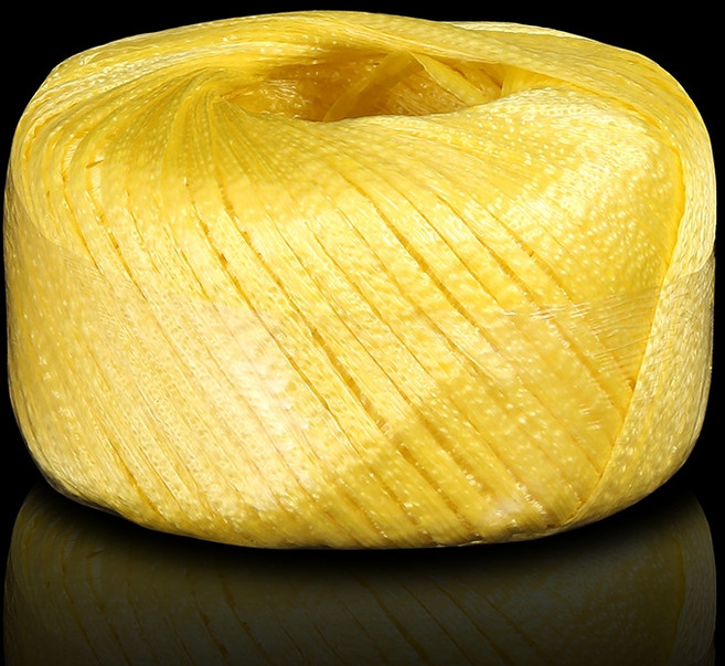 마켓피아 다용도 작업 포장 매듭 묶음 볼끈 100m, 노란색, 2개