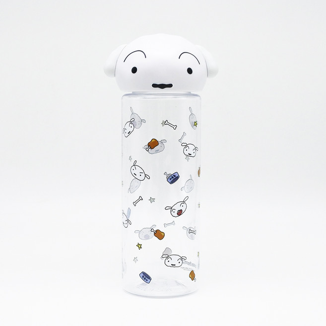 짱구 흰둥이 트라이탄 보틀, 혼합색상, 370ml, 1개