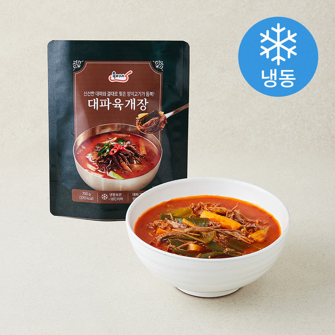 욱이네 대파 육개장 (냉동), 700g, 1개