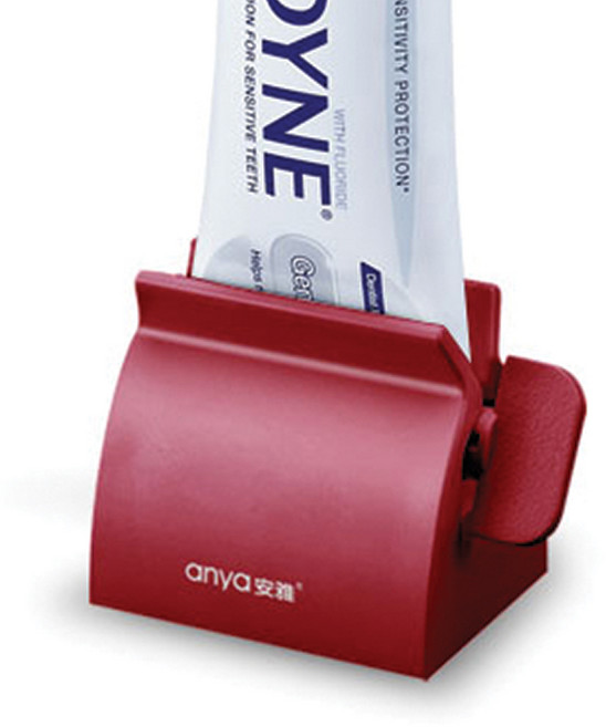 알뜰 튜브 치약짜개, 1개, 레드