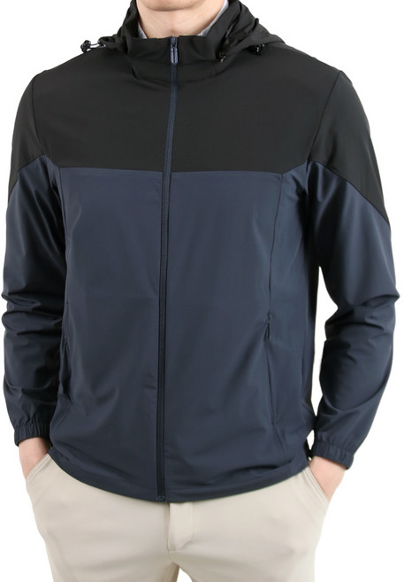 남성용 스판 후드 바람막이 점퍼 YXR703