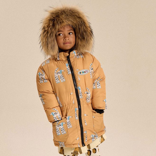 littlestella 兒童中性款圖案羽絨外套