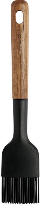 이지실리 노바 우드 핸들 실리콘 오일브러쉬, 블랙, 1개