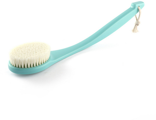 팝마인즈 부드러운 목욕 손잡이 브러시, 그린, 1개, 1개입