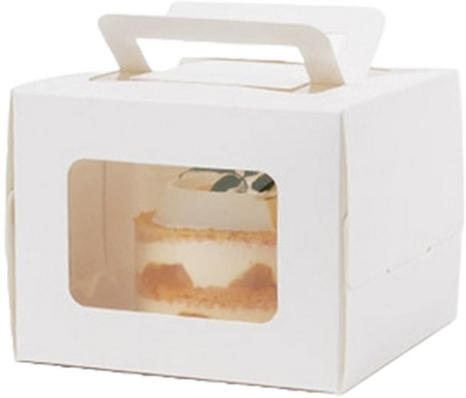 heLLo MORIS 白色迷你蛋糕盒 10入, 白色, 10個