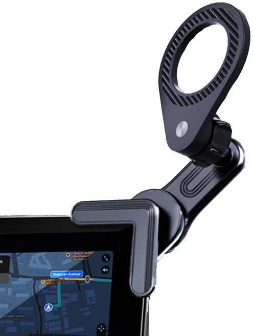 센티브 모니터 거치형 맥세이프 차량용 핸드폰 거치대, 1개, 블랙