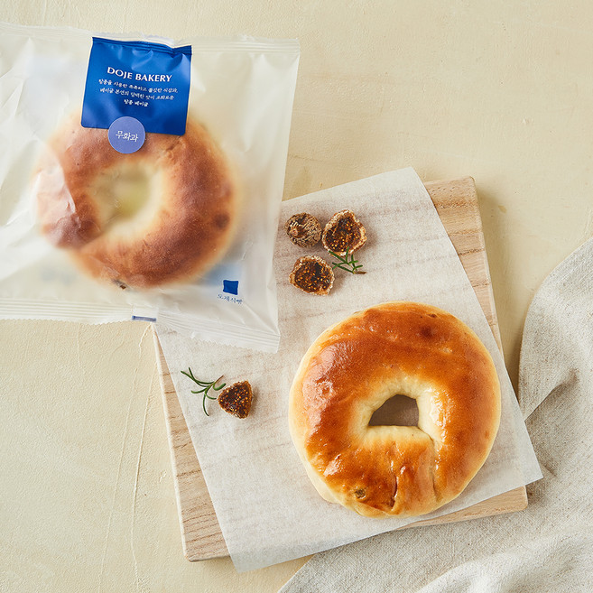 도제식빵 무화과 베이글, 100g, 1개, 1개입