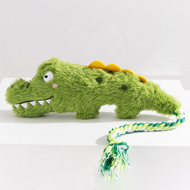 daysoy 狗狗可愛動物玩具, 1個, 04 鱷魚