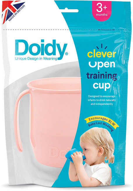 도이디 아동용 빅키페그 컵, 베이비핑크, 2개