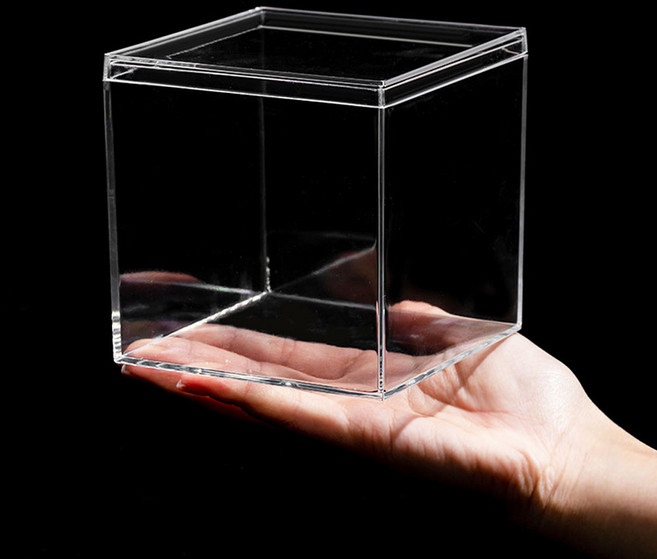 미미네아쿠아 10큐브 테라리움 사각 케이스, 투명, 3개