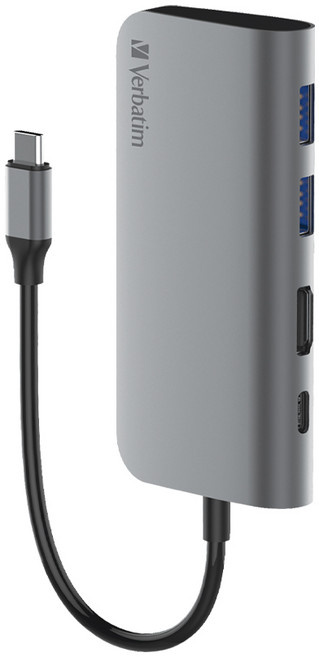 Verbatim 威寶 4合1 複合式 SSD 集線器 120GB VAPCH045, 銀色, 1個