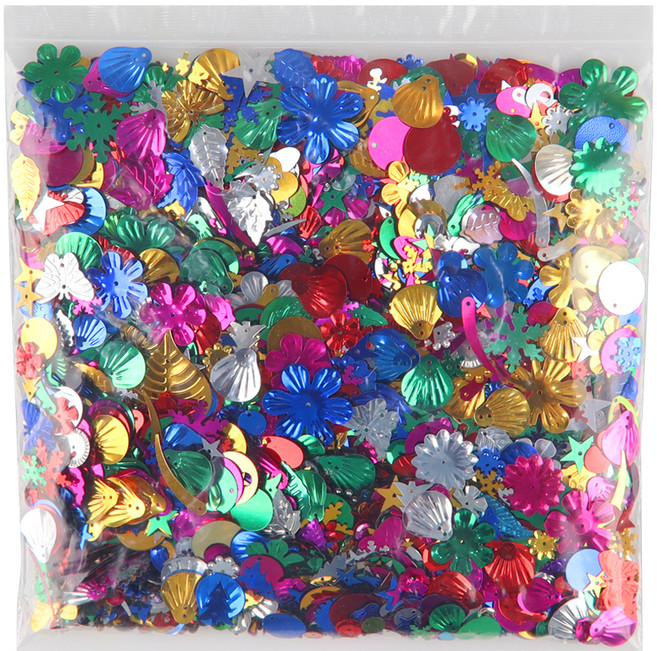 유니아트 대용량 스팡클 혼합 세트, 혼합색상, 1세트