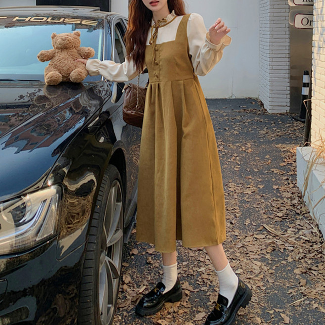 루나걸 여성용 리텐 일체형 원피스 L24WOPS100415