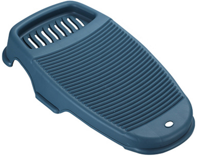 세면대 대야 사용 편리한 미끄럼방지 빨래판 대형, 블루, 1개