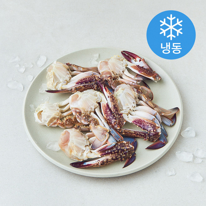 일품 먹기좋게 손질한 국산 꽃게 2절 (냉동), 1개, 500g