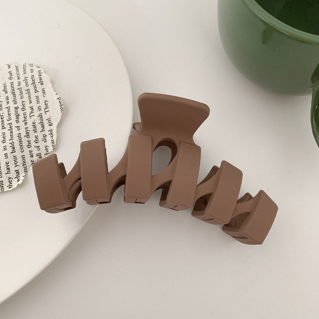 수스다 리본라인 빅사이즈 올림머리 헤어 집게핀