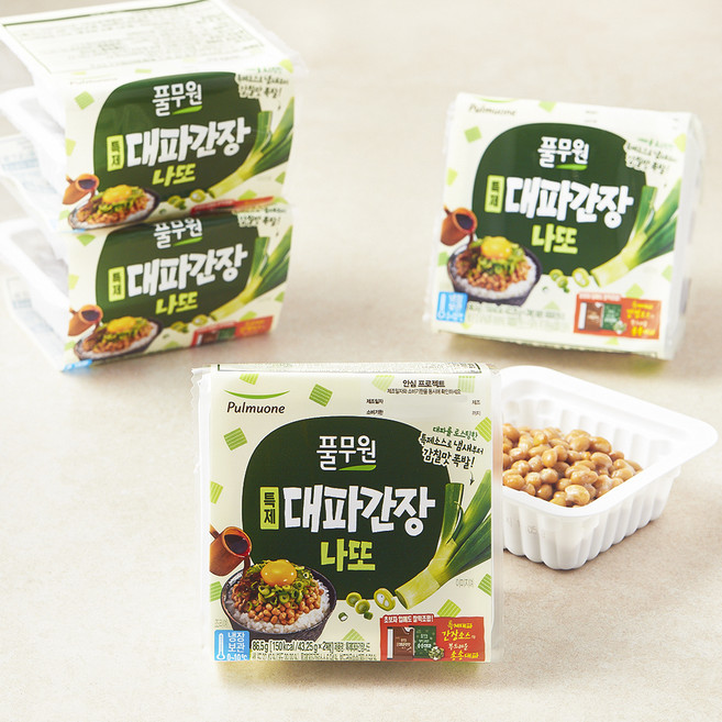 풀무원 특제 대파간장나또, 43.25g, 8개입, 1개