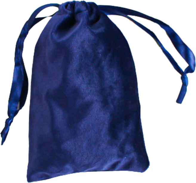 리빙앤도 벨벳 선물 주머니 파우치 10 x 15 cm, 5개, 네이비