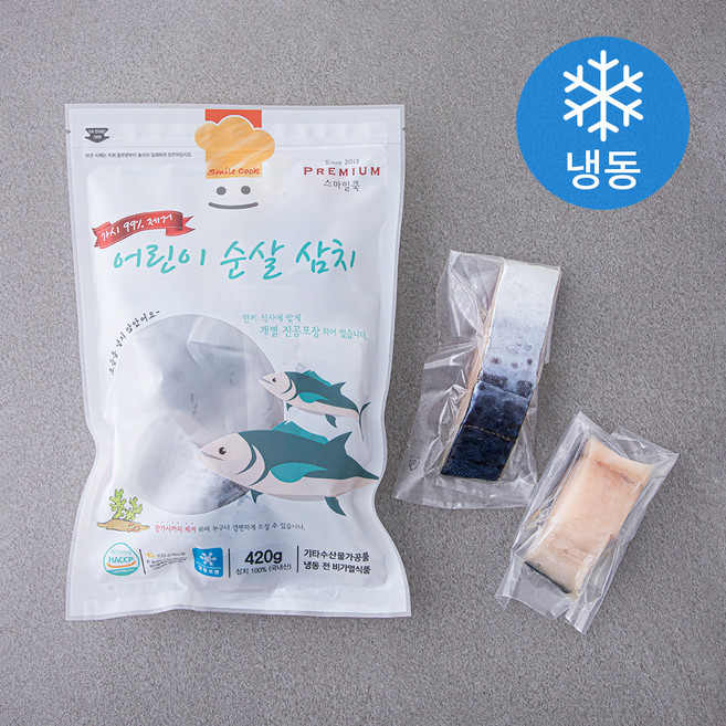 스마일쿡 어린이 순살 삼치 (냉동), 420g, 1개