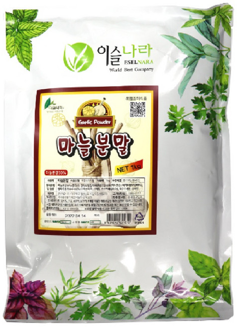 이슬나라 마늘분말, 1kg, 1개