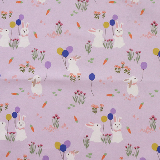 COTTONVILL The Blossom 20支棉質布料, 02號薰衣草紫, 1入