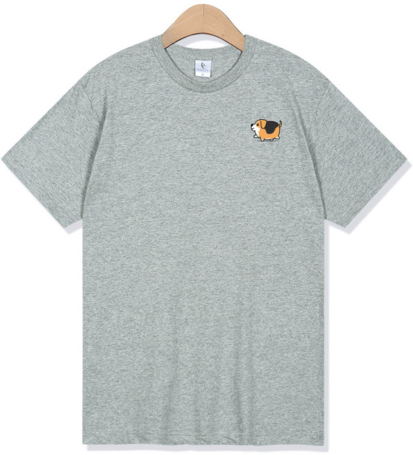 디엘크리 FAT 비글 17수 반팔 티셔츠 면혼방